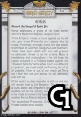 Horus, Aboard the Vengeful Spirit (b)